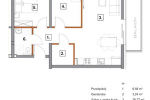 Mieszkanie na sprzedaż 65m2 kołobrzeski Kołobrzeg Witosa - zdjęcie 3