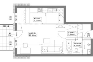 Mieszkanie na sprzedaż 41m2 bydgoski Solec Kujawski - zdjęcie 2