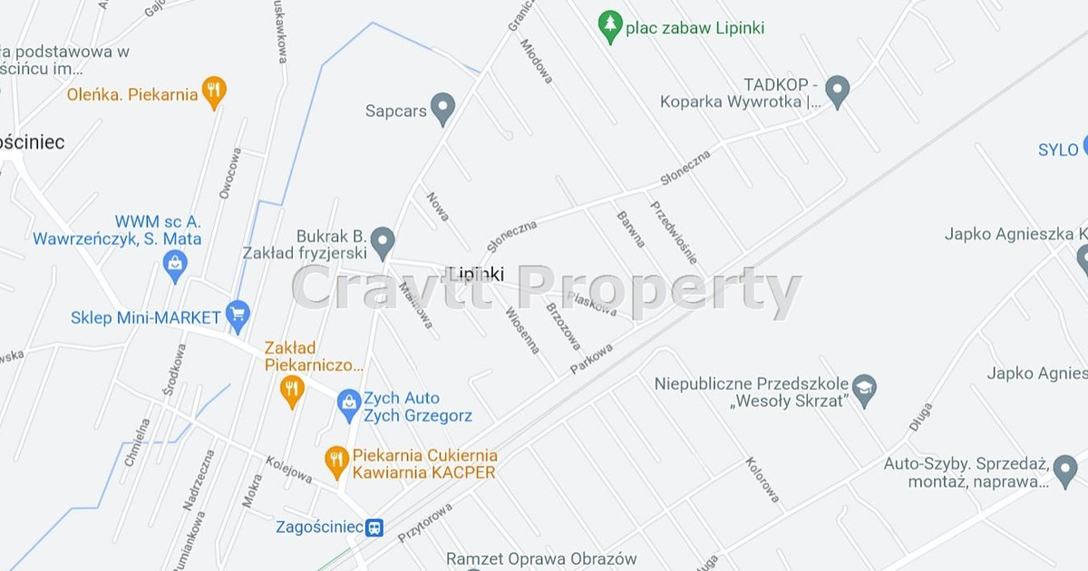 Duża działka pod zabudowę szeregową