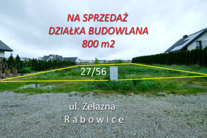 Działka na sprzedaż 800m2 poznański Swarzędz Rabowice Żelazna - zdjęcie 1