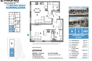Mieszkanie na sprzedaż 64m2 Bielsko-Biała Śródmieście Bielsko - zdjęcie 3