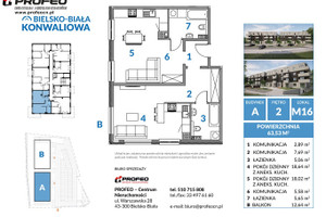 Mieszkanie na sprzedaż 64m2 Bielsko-Biała Śródmieście Bielsko - zdjęcie 1