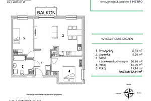 Mieszkanie na sprzedaż 63m2 Bielsko-Biała - zdjęcie 2
