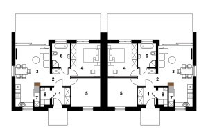 Dom na sprzedaż 82m2 Gliwice Żernica, dom parterowy w zab.bliźniaczej - zdjęcie 2