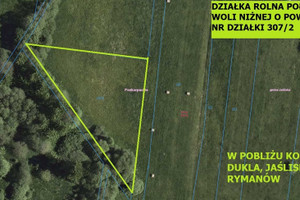 Działka na sprzedaż 2000m2 krośnieński Dukla Wola Niżna - zdjęcie 1