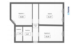 Mieszkanie na sprzedaż 69m2 Bydgoszcz Bartodzieje-Skrzetusko-Bielawki - zdjęcie 1