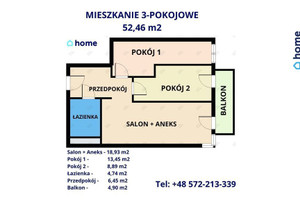 Mieszkanie na sprzedaż 53m2 Rzeszów Przybyszówka Solińska - zdjęcie 1