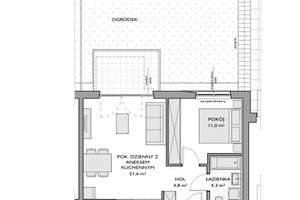 Mieszkanie na sprzedaż 43m2 Gdynia Chwarzno-Wiczlino Jana Kazimierza - zdjęcie 2