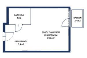 Mieszkanie na sprzedaż 33m2 Kraków Dębniki Os. Ruczaj Jana Kantego Federowicza - zdjęcie 2