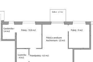 Mieszkanie na sprzedaż 54m2 Kraków Dębniki Os. Ruczaj Karola Bunscha - zdjęcie 3
