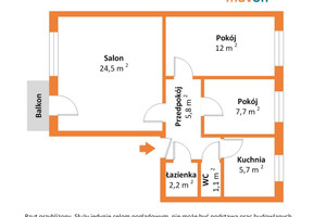 Mieszkanie na sprzedaż 61m2 zgierski Zgierz Stanisława Dubois - zdjęcie 3