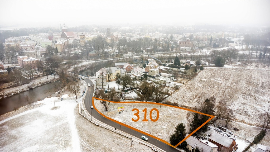 Działka z WZ w centrum Szprotawy 3111 m2