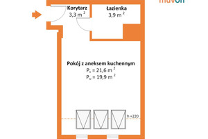 Mieszkanie na sprzedaż 28m2 Szczecin Jagiellońska - zdjęcie 1