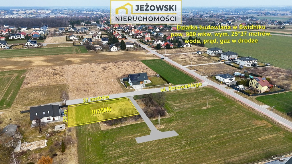 Działka budowlana dom/bliźniak 900mkw ul. Sosnowa