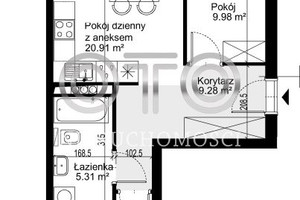 Mieszkanie na sprzedaż 57m2 Wrocław Krzyki Księże Małe - zdjęcie 2