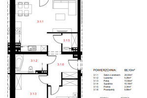 Mieszkanie na sprzedaż 67m2 pilski Piła Lotnicza - zdjęcie 2