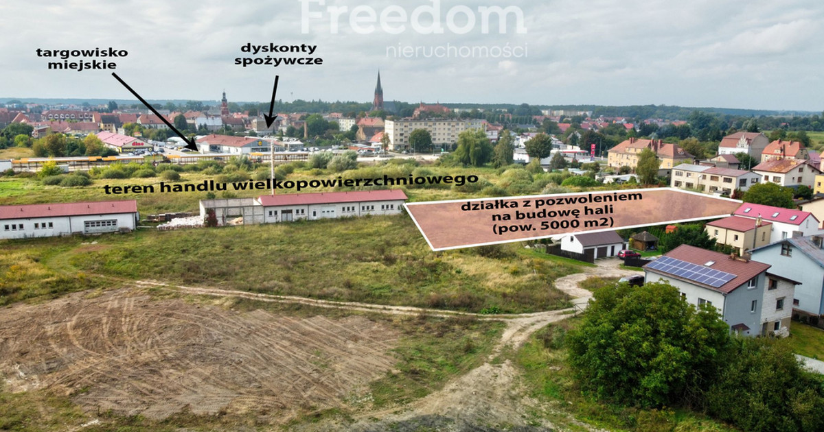 Działka przemysłowo-usługowa w Drezdenku