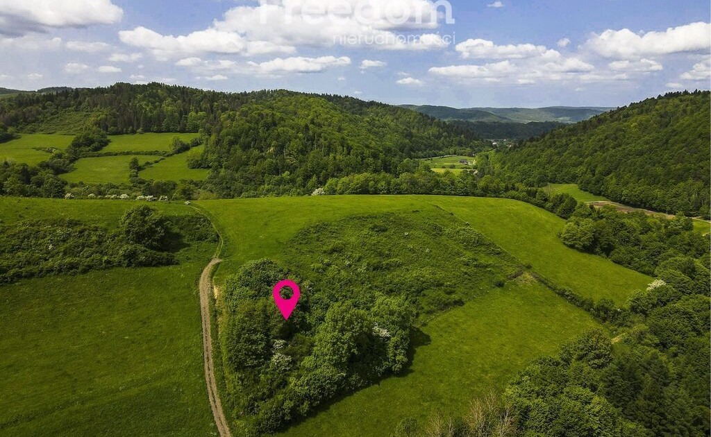 Działka na stoku, Mchawa, Bieszczady