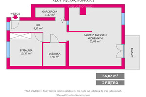 Mieszkanie na sprzedaż 57m2 bielski Czechowice-Dziedzice Boczna - zdjęcie 3
