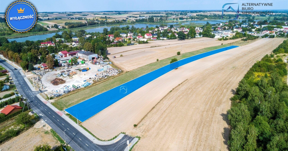 Duża budowlana działka w centrum Piask- 81 zł/mkw