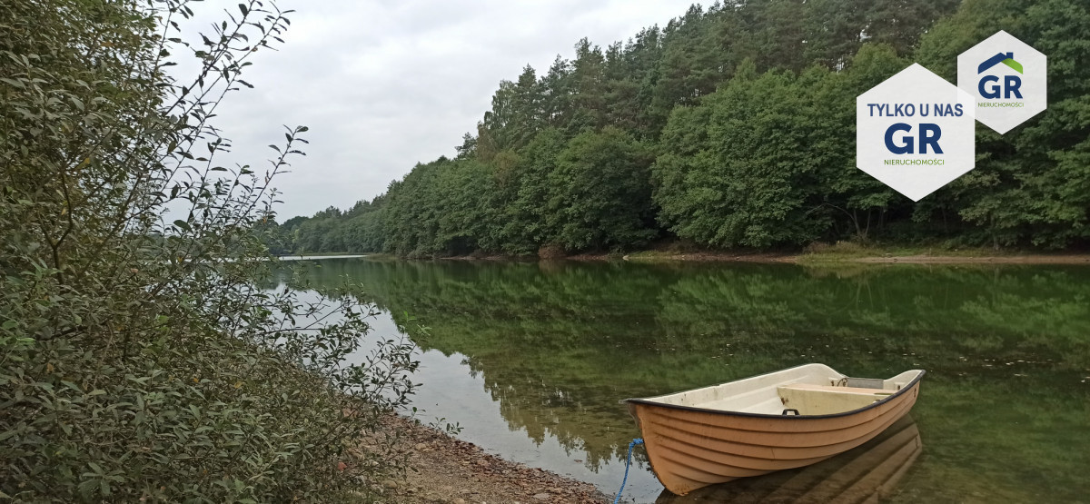 Duża działka blisko jeziora koło KOŚCIERZYNY