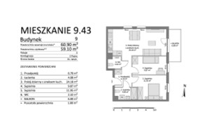 Mieszkanie na sprzedaż 60m2 Gdańsk Ujeścisko-Łostowice Łostowice Pastelowa - zdjęcie 1