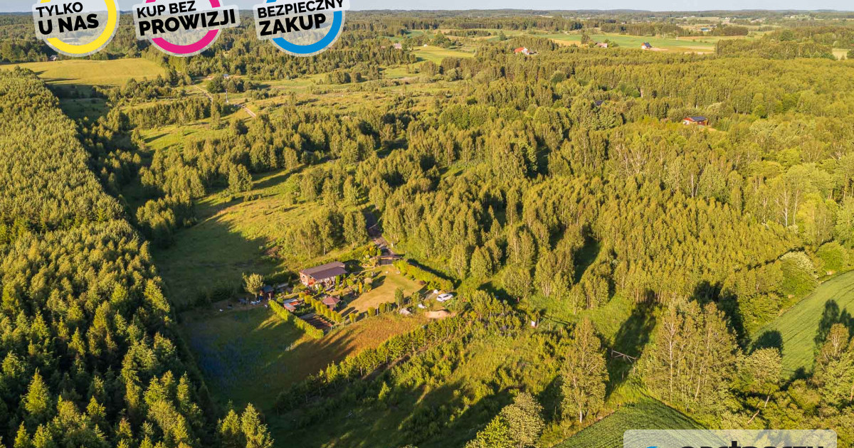 Duża działka w pięknej i spokojnej okolicy