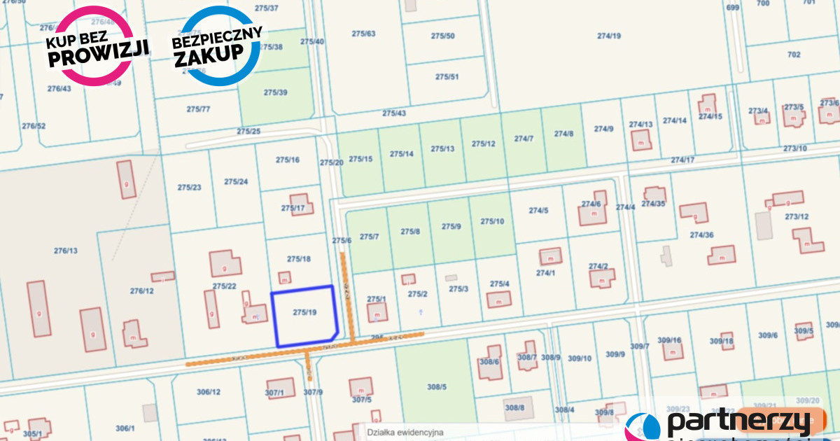 Mieroszyno - działka budowlana z WZ 1010m2