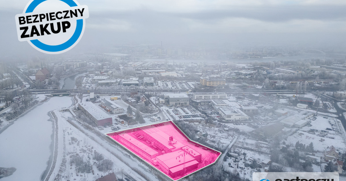 Obiekt biurowo-magazynowy na dużej działce