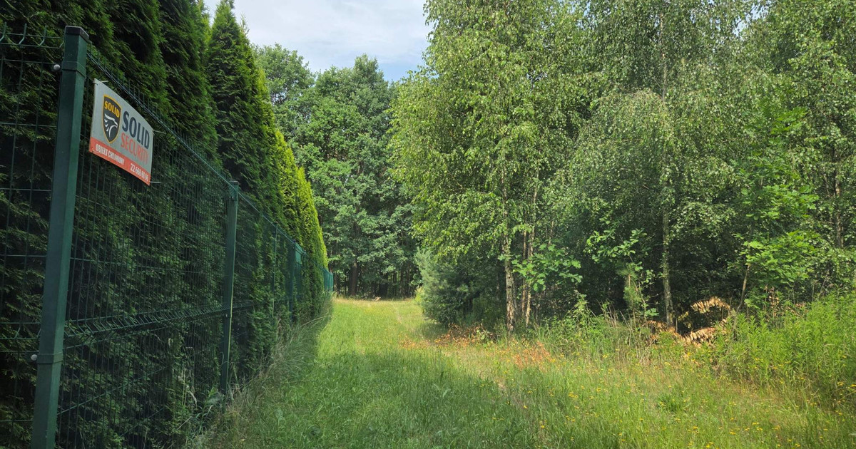 Piękne działki przy lesie Kawiatkówek 2x1000m2