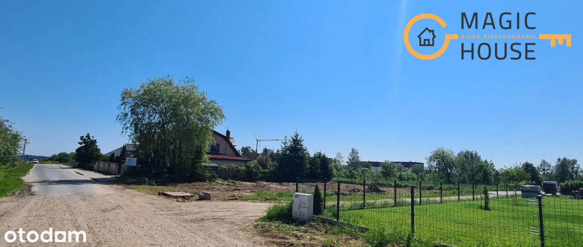 Działka budowlana 1050m² w Gościcinie! Blisko S6