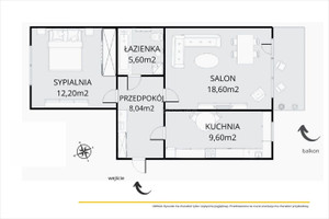 Mieszkanie na sprzedaż 55m2 gdański Pruszcz Gdański Borkowo Współczesna - zdjęcie 1