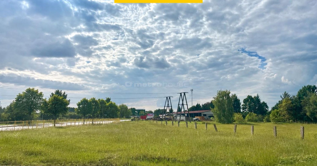 Działka 1042 m² przy wjeździe do Łowicza,A2