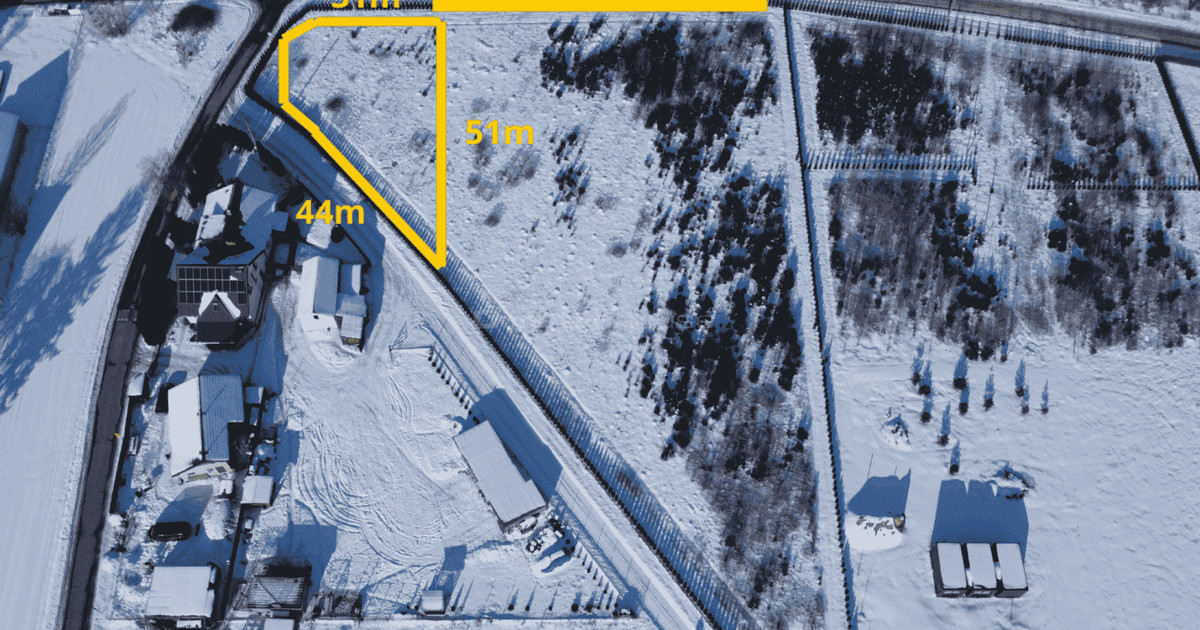 Na sprzedaż działka budowlana 1042 m²