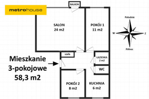 Mieszkanie na sprzedaż 59m2 Bielsko-Biała Dembowskiego - zdjęcie 1