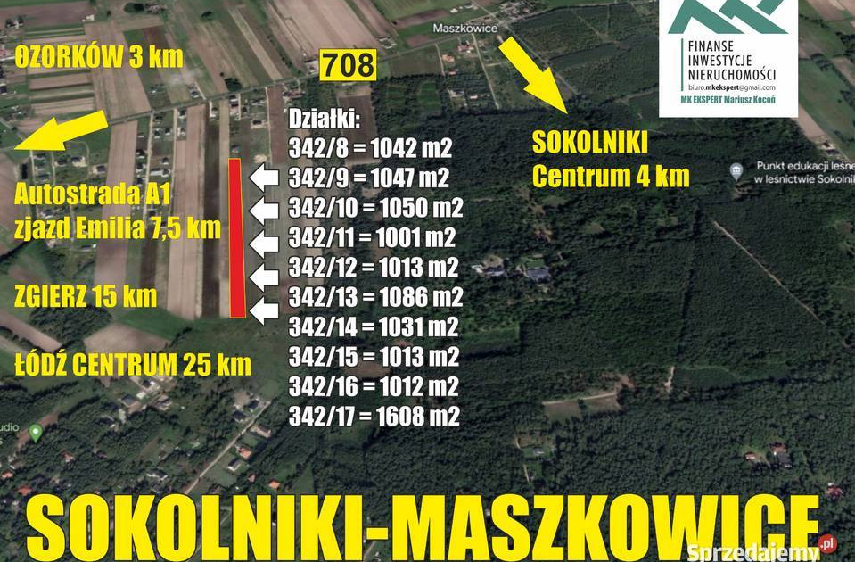 Działki budowlane / Maszkowice - Sokolniki