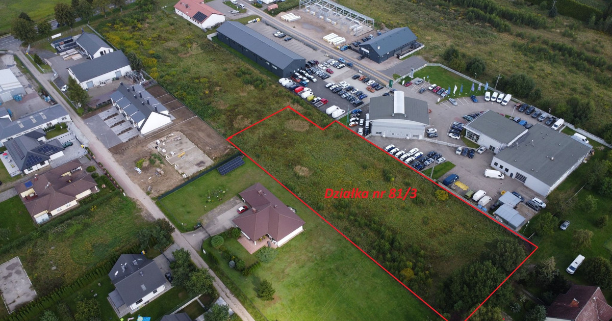 Atrakcyjna działka usługowo - mieszkalna – Bolesławice k. Słupska