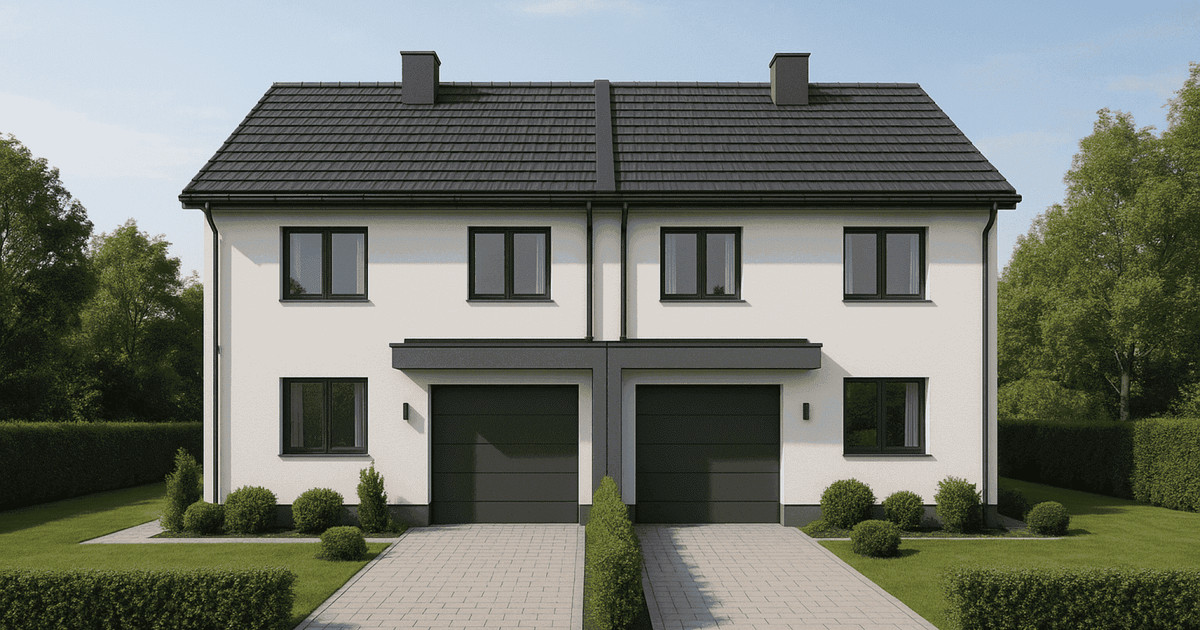 Działka pod zabudowę bliźniaczą/ szeregową - 2880 m2
