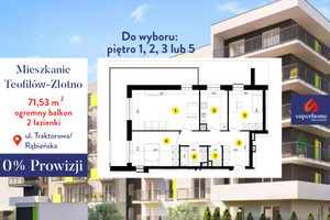 Mieszkanie na sprzedaż 72m2 Łódź Polesie Łubinowa - zdjęcie 1