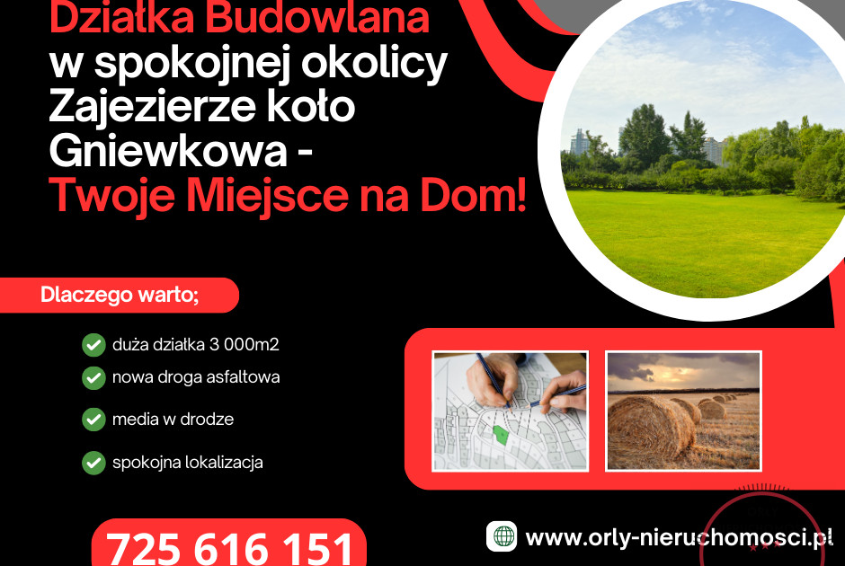 Działka Budowlana w Zajezierzu – Spokojna Lokalizacja Blisko Natury