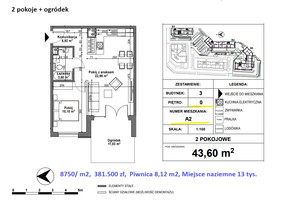 Mieszkanie na sprzedaż 44m2 Olsztyn Generałów ks. Roberta Bilitewskiego - zdjęcie 1