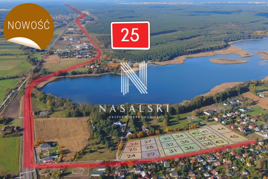 Działka 50 m od Jeziora Chmielniki