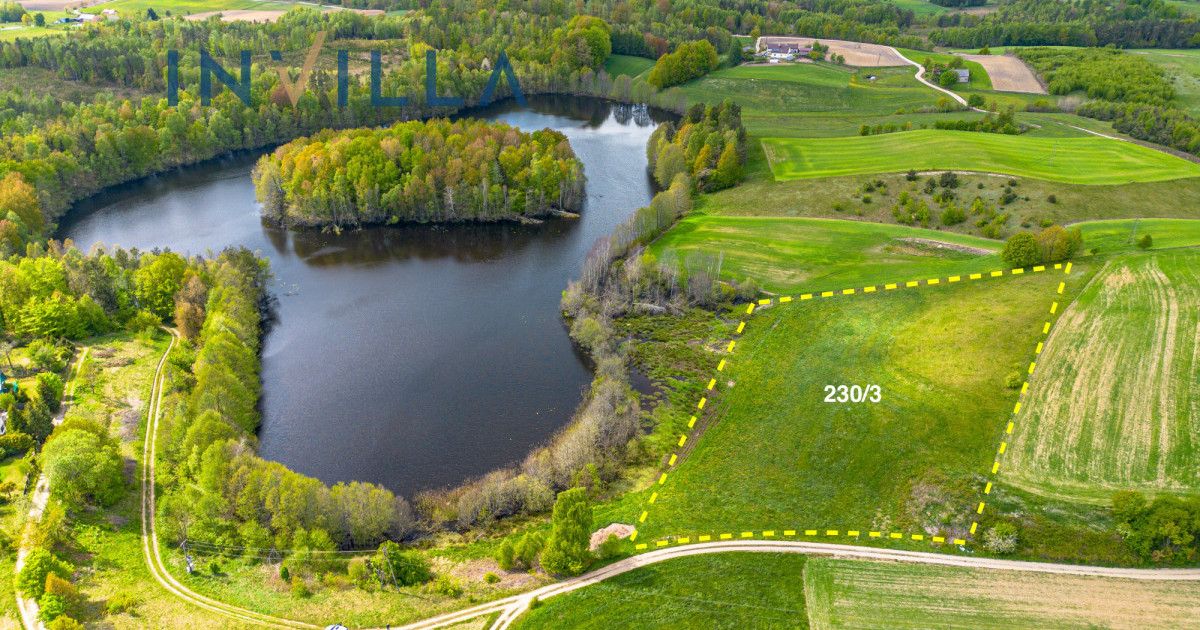 Działka nad jeziorem Ostrowickim