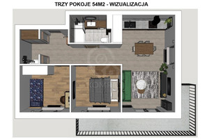 Mieszkanie na sprzedaż 54m2 Wrocław Krzyki Brochów - zdjęcie 1