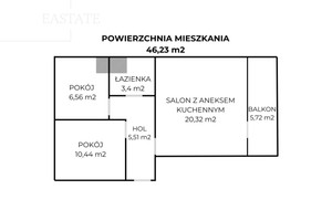 Przestrzenne 3 pokoje z balkonem pod lasem