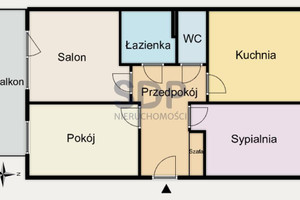 Mieszkanie na sprzedaż 54m2 Wrocław Fabryczna Gądów Mały Legnicka - zdjęcie 3