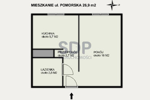 Mieszkanie na sprzedaż 27m2 Wrocław Śródmieście Nadodrze Pomorska - zdjęcie 3