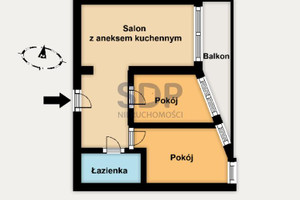 Mieszkanie na sprzedaż 49m2 Wrocław Krzyki Racławicka - zdjęcie 2
