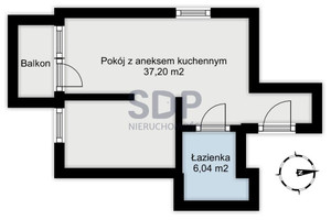 Mieszkanie na sprzedaż 44m2 Wrocław Fabryczna Muchobór Mały Strzegomska - zdjęcie 2