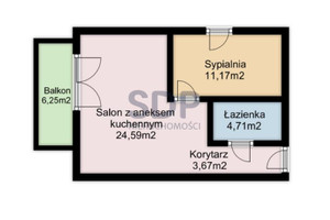 Mieszkanie na sprzedaż 45m2 Wrocław Krzyki Księże Wielkie Opolska - zdjęcie 2